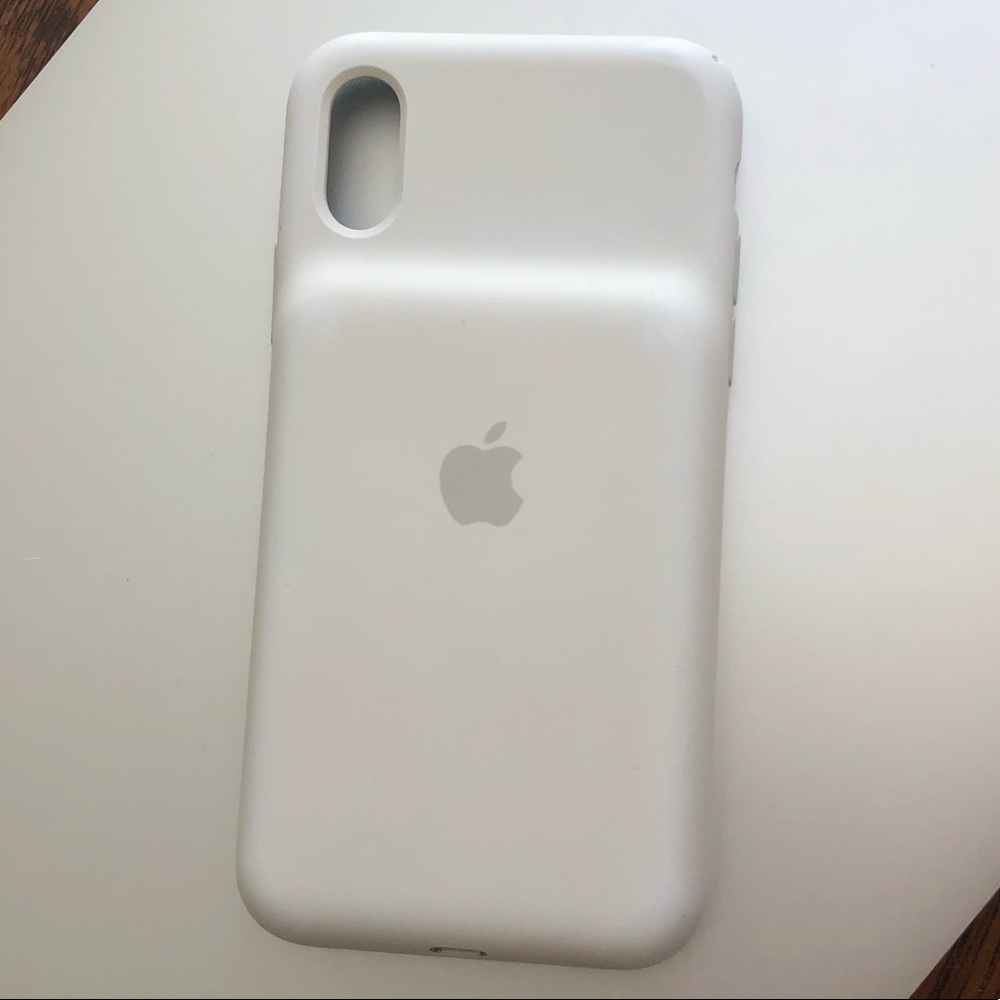 White Apple iPhone X Smart Battery Case